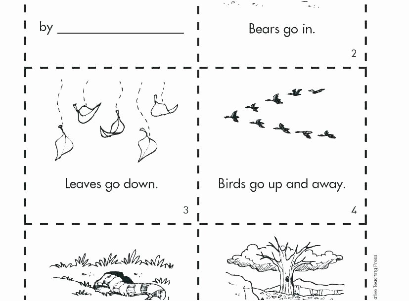 Hibernation Worksheets for Kindergarten Hibernation Worksheets for Kids