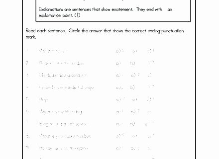 High School Punctuation Worksheets Capitalization Practice Worksheets Middle School Punctuation