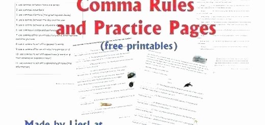 High School Punctuation Worksheets Ma Exercises Worksheets