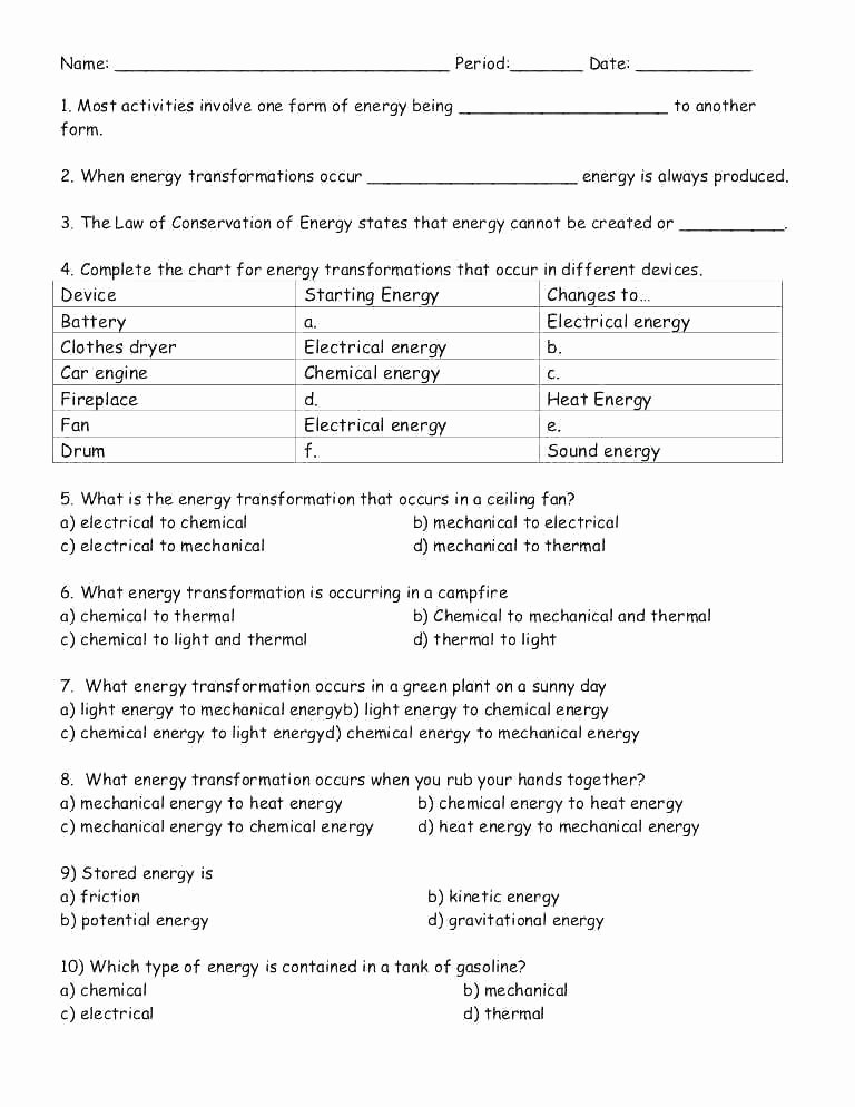 Hiset social Studies Worksheets Grade Physical Science Worksheets First Energy Worksheet