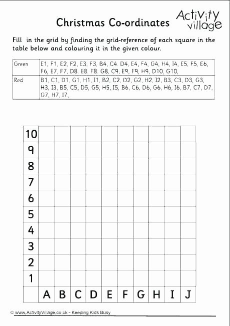 Holiday Coordinate Graph Holiday Graphing Worksheets