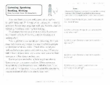 Holiday Reading Comprehension Worksheets Free Best Of Free Prehension Worksheets for Grade 7 Reading Writing Readi