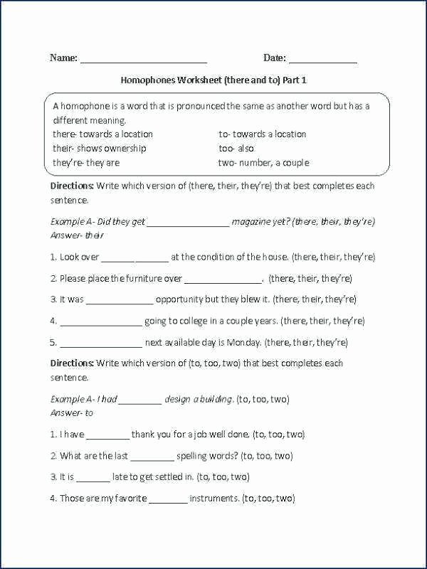 Homonym Worksheets Middle School Sentence Fragment Worksheets