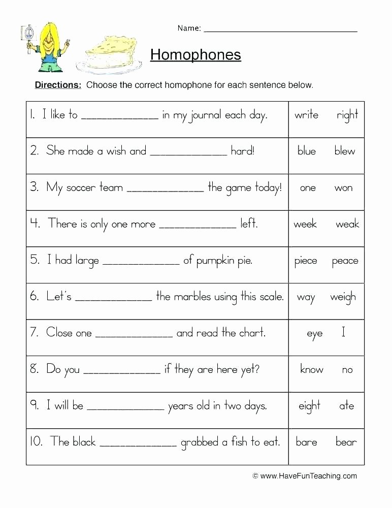 Homonyms Worksheet Pdf Antonyms Worksheets for Grade 3 Antonym First Graders 1