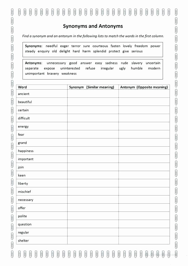 Homonyms Worksheet Pdf Vocabulary Worksheets