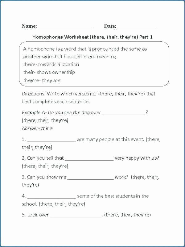 Homophones Worksheets for Grade 5 Homonyms Worksheets Homophones Free Rounding for Grade