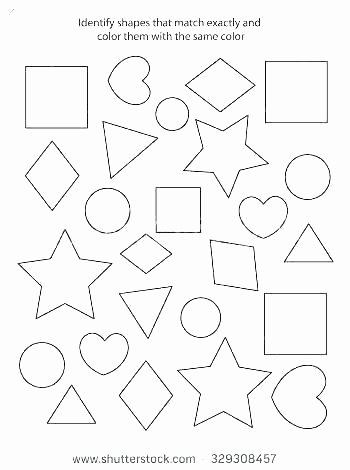 Identify Shapes Worksheets Early Childhood Worksheets