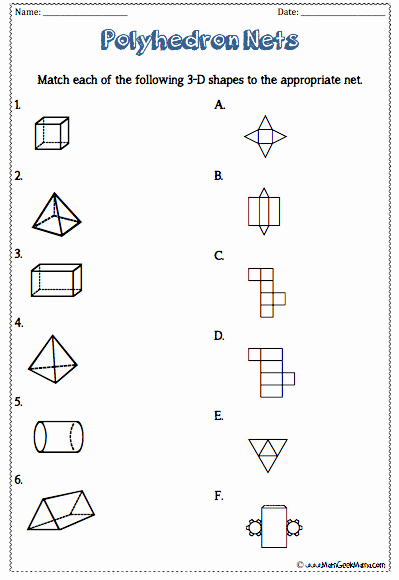 Identifying Shapes Worksheets Kindergarten 3d Shapes Worksheets solid 3d Shapes