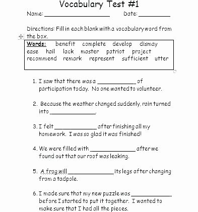 Idiom Worksheets for 2nd Grade 1st Grade Language Worksheets