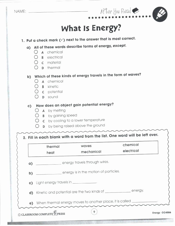 Impulse Control Worksheets Pdf New Physical and Chemical Changes Worksheet Vs 6th Grade
