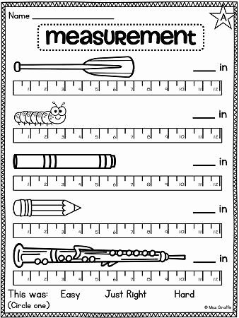 Inches Measurement Worksheets Pin by Barbara Diepenbrock On Educational 1st