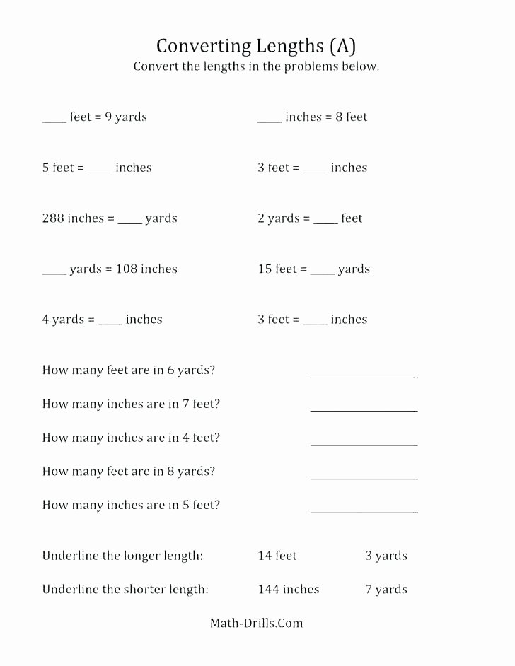 Inches Measurement Worksheets Science Measurement Worksheets – Petpage