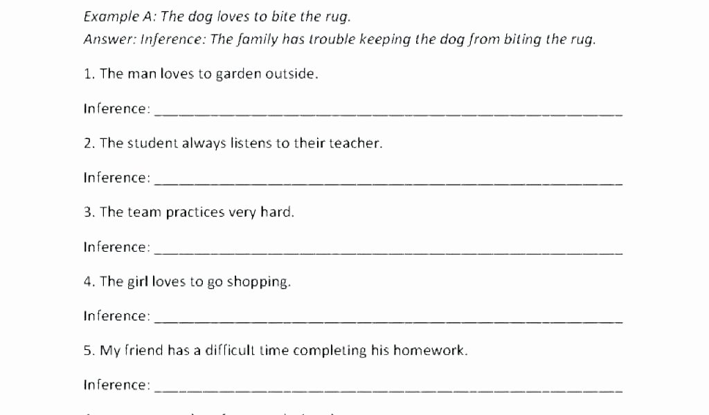Inference Worksheets 4th Grade Pdf Making Inferences Worksheets 4th Grade