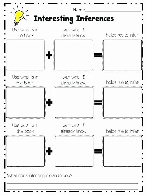 Inference Worksheets for 4th Grade Inference Ets High School Grade Math Inference Worksheets