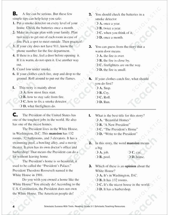 Inference Worksheets for 4th Grade Printable Reading Prehension Worksheets Inference