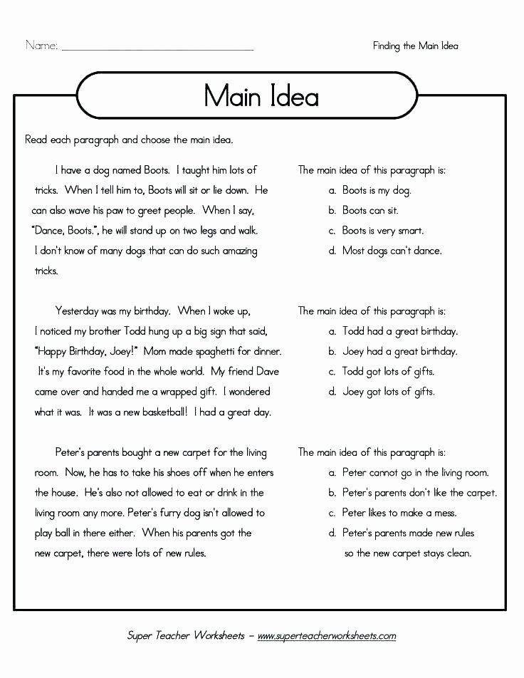 Inference Worksheets Grade 4 1st Grade Language Worksheets