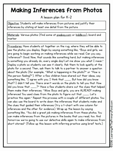 Inferencing Worksheets Grade 4 Inference 5th Grade Worksheets Grade Inference these
