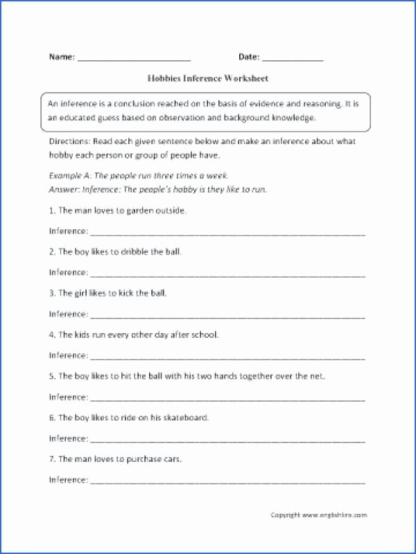 Inferencing Worksheets Grade 4 Observation and Inference Worksheet