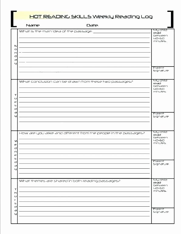 Informational Text Worksheets Middle School Reading Log Template Middle School – eventoscali