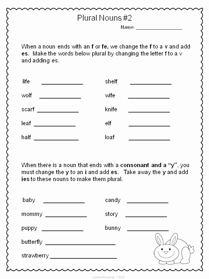 Irregular Plurals Worksheet Free Plural Noun Worksheet Singular Name Printable Worksheets