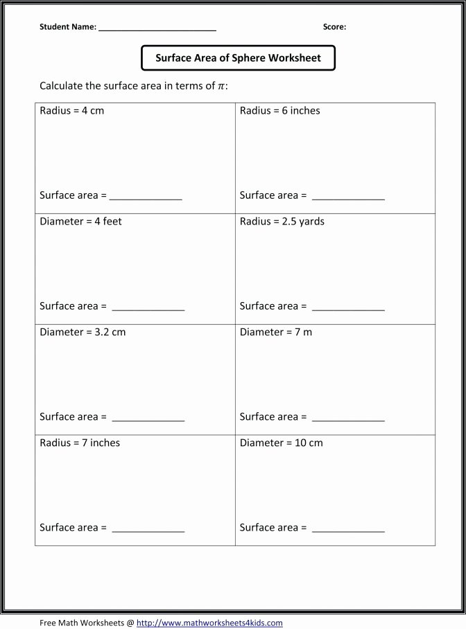 Irregular Shapes Worksheet Free Printable area Circles Worksheet for Seventh Grade