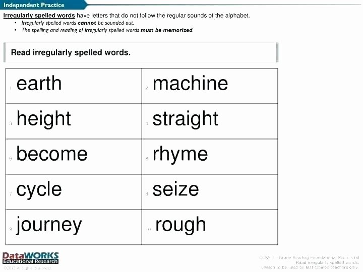 Irregularly Spelled Words 2nd Grade Best Of More Free Printable Spelling Worksheets Practice 3rd Grade