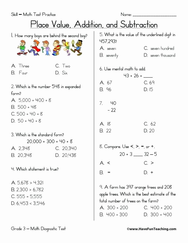 Istep Practice Worksheets 5th Grade Third Grade Math Practice Worksheets