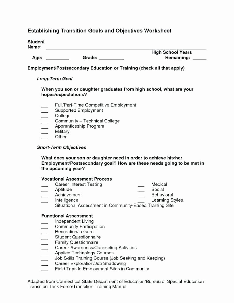 Job Skills Worksheets Luxury Writing Skills Worksheets for Middle School