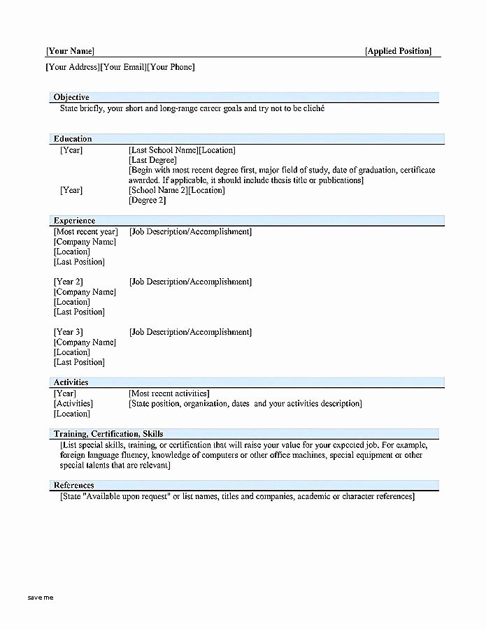 Job Skills Worksheets Unique 38 Fill In the Blank Resume Worksheet Virtual Document