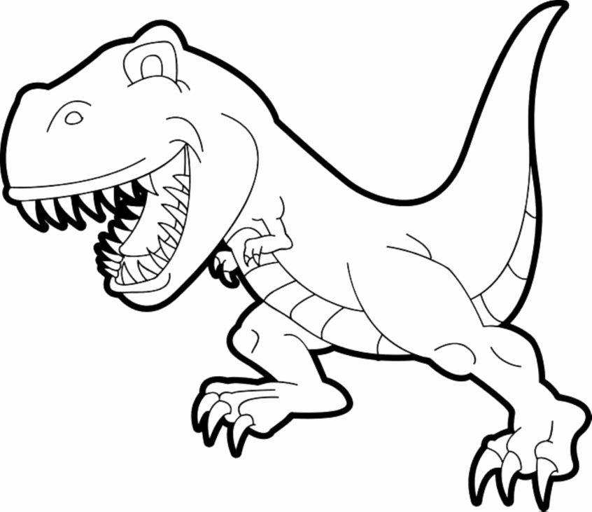 Kindergarten Dinosaur Worksheets Coloring Simple T Rex Coloring Pages Kids Colouring