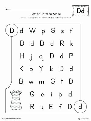 Kindergarten Lowercase Letters Worksheets Printable Uppercase Letter D Tracing Worksheet Kids Letters