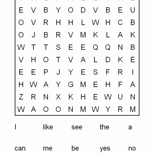 Kindergarten Reading Worksheets Sight Words Kindergarten and First Grade Sight Words Sight Word