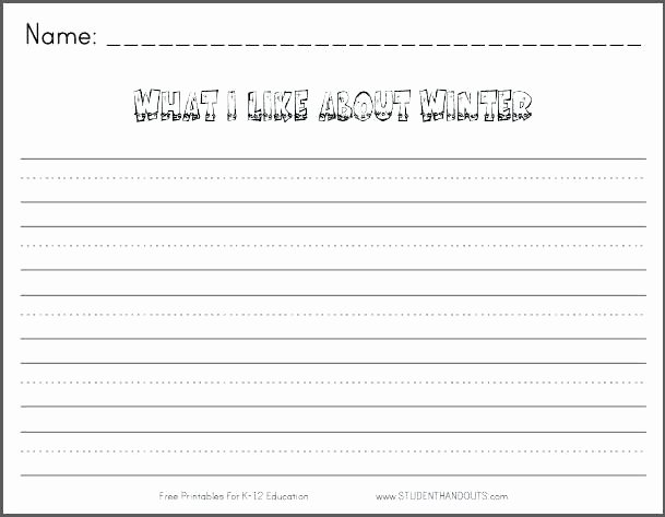 Kindergarten Science Worksheets What I Like About Winter Free Printable K 2 Writing Prompt