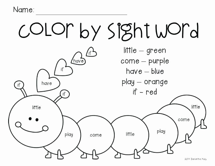 Kindergarten Sight Word Coloring Worksheets Hidden Sight Word Coloring Sheets – Highfiveholidays