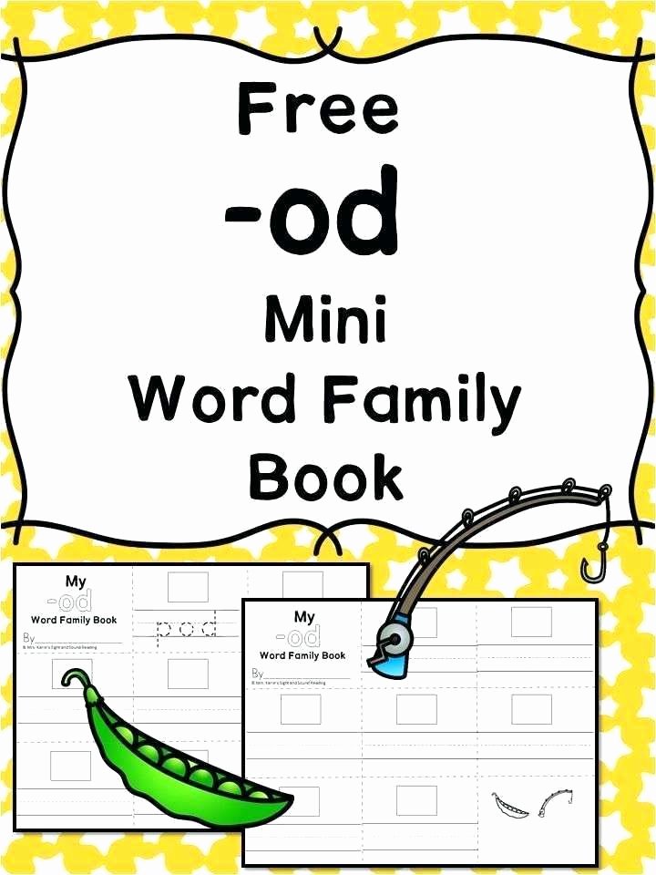 Kindergarten sorting Worksheets Og Word Family Worksheets