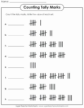Kindergarten Tally Mark Worksheets Math 4 Worksheets 1 Free for Grade Math Printable Worksheets