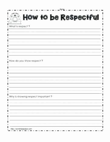 Kindness Worksheets for Elementary Students Awesome Kindness Worksheets