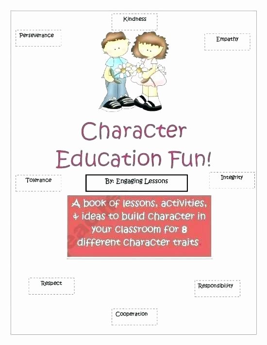 Kindness Worksheets for Elementary Students Unique Character Education Worksheets for Elementary – Onlineoutlet