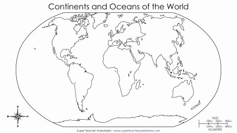 Label Continents and Oceans Worksheets 029 Printable Word Continents and Oceans Unbelievable Search