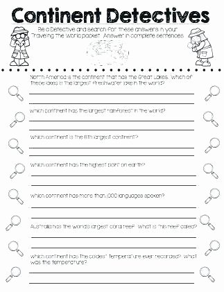 Label Continents and Oceans Worksheets Grade Geography Worksheets Awesome Free Printable for 4th Geo