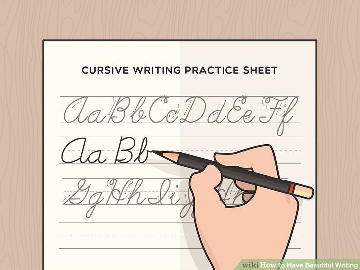 Learn Calligraphy Worksheets 3 Ways to Have Beautiful Writing Wikihow