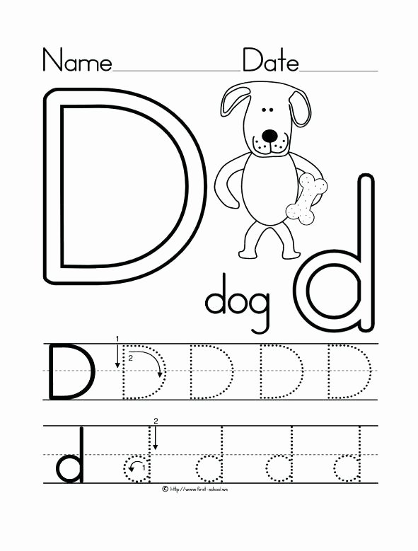 Letter D Worksheet Preschool 26 Learner Friendly Letter D Worksheets