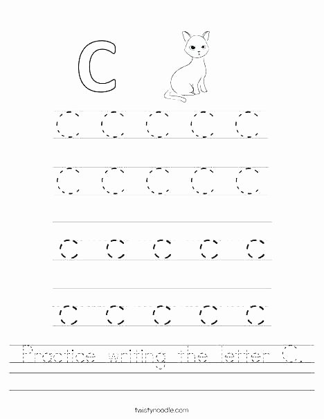 Letter D Worksheet Preschool Practice Writing Letters and Numbers Worksheets