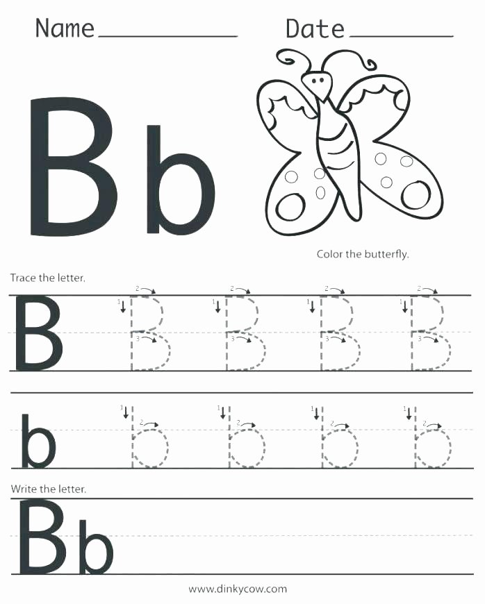 Letter G Tracing Worksheets Preschool Letter B Preschool Worksheets
