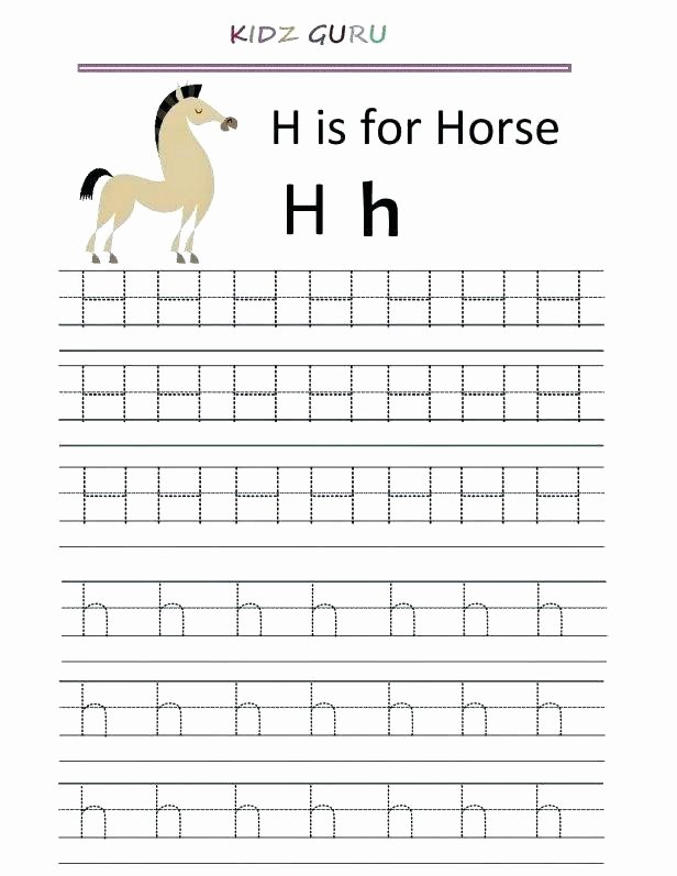 Letter H Tracing Worksheets Letter H Tracing Printable Alphabet Coloring Pages