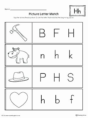 Letter H Worksheets for Preschoolers Letter H Worksheets for Preschool Find and Circle Every