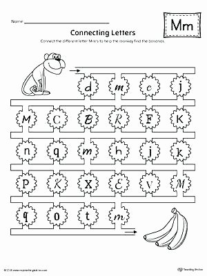 letter m printable alphabet letters finding and connecting worksheet tracing for kindergarten worksheets
