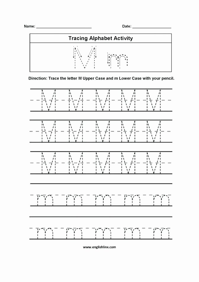 Letter M Worksheets Preschool Letter M Worksheets for Preschoolers