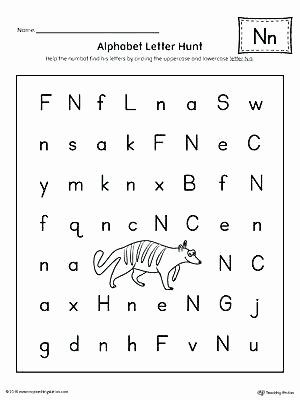 Letter N Preschool Worksheets Cute Letter Find Worksheets with A Freebie Preschool