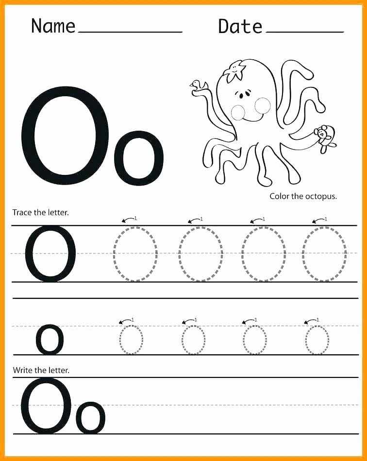 Letter O Worksheets for Preschool Letter O Worksheets Recognize Trace Print Alphabet Writing